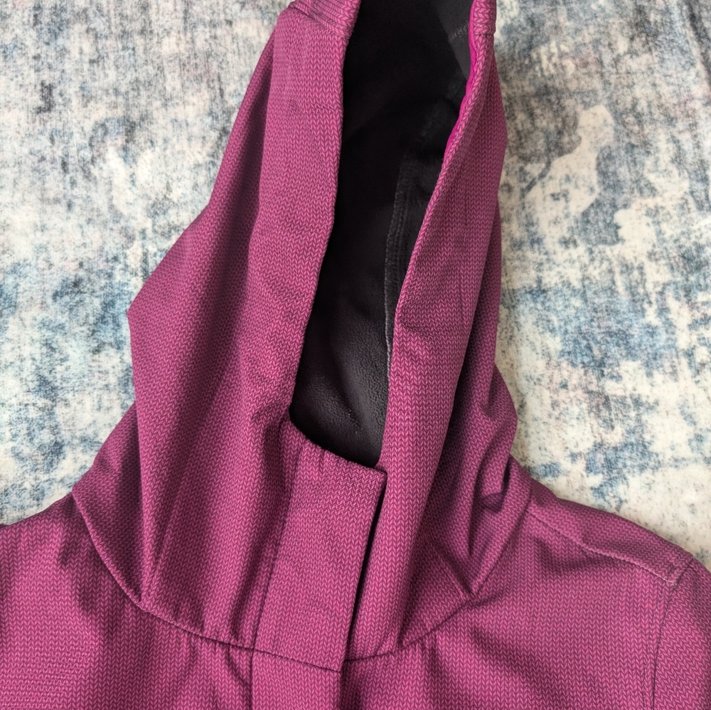 EUC Ladies Champion VentureDry Hooded Fleece Lined Jacket Size Small - Picture 5 of 11